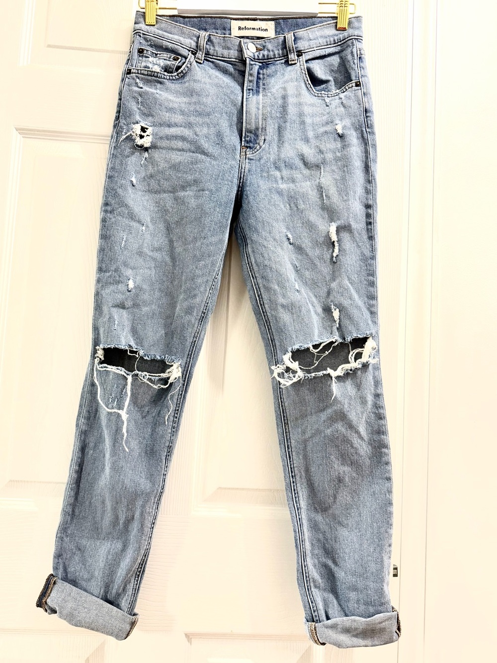REFORMATION 90’s GRUNGE DENIMS